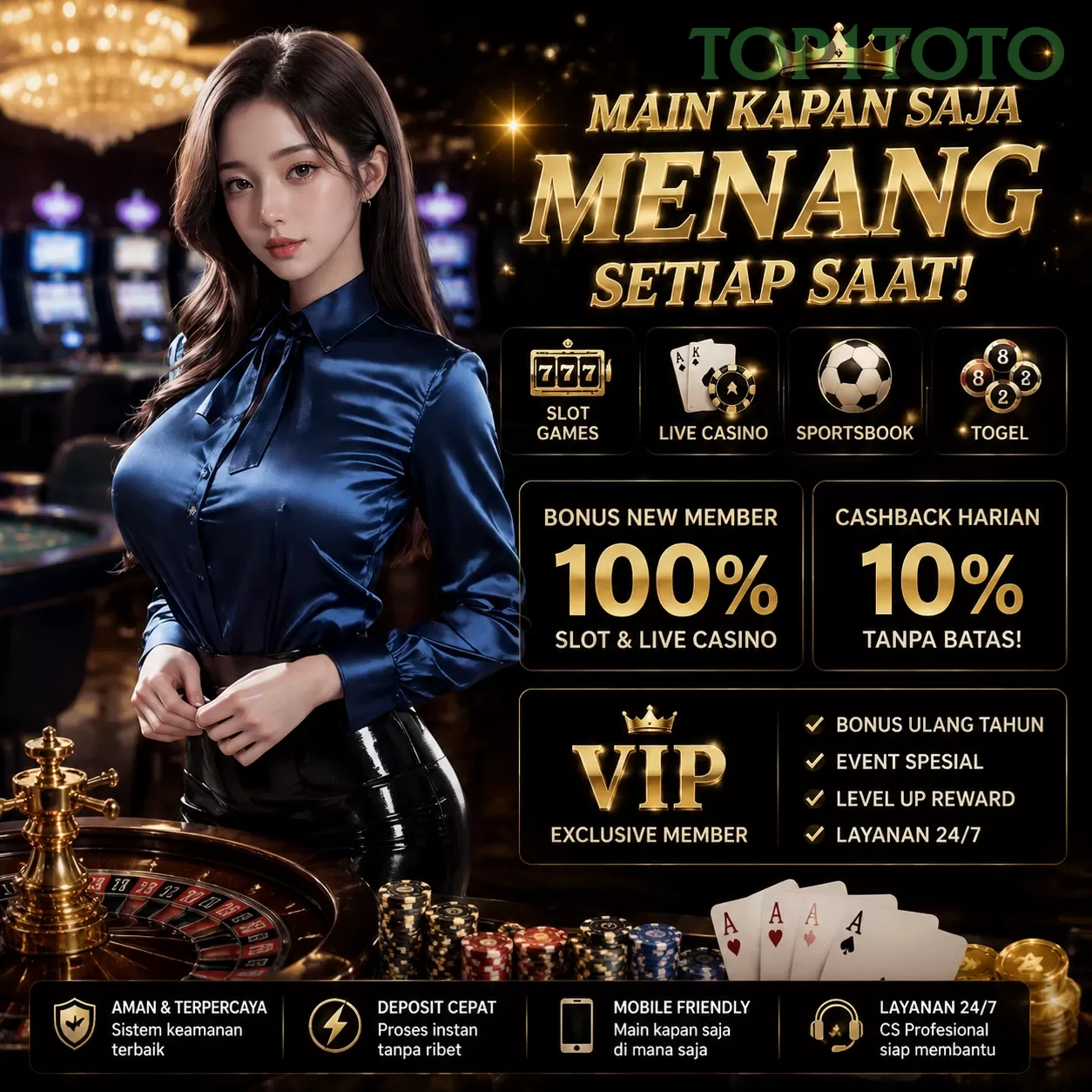 Main top1totow Menang Jackpot Besar